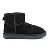 Cizme de dama,tip Ugg,Din piele naturala intoarsa,imblanite,CD1049,Negru