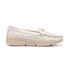 Pantofi casual de dama,Usor,Din piele ecologica,Cu Brant din piele Naturala,P1263, Bej
