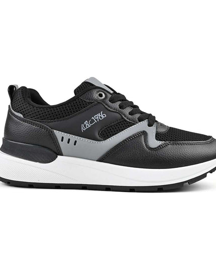 Pantofi sport de barbati din material textil, B4053 - Negru