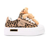 Pantofi sport de dama,acesoriu ursulet detasabil,D1425,Leopard