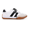Pantofi Sport De Dama,Din Piele Ecologica intoarsa,D1411,Alb cu Negru