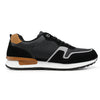 Pantofi sport de barbati,Cu insertii de plasa,B4002,Negru