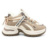 Pantofi sport de dama,Cu interior imblanit,D1338,Kaki