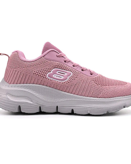 Pantofi sport De dama din material Textil - D1398.Roz