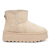 Cizme de dama,tip Ugg,Din Piele ecologica,imblanite,CD1041,Beige