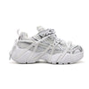 Pantofi sport De dama,cu insertii de plasa,D1383,Alb