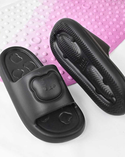 Papuci De Dama din Spuma, usoara, PD1080 - Negru