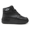 Pantofi sport inalti de dama,D1312,Din Piele ecologica,Negru