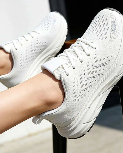 Pantofi sport de dama, 0144, usori, din material textil, Alb OEM