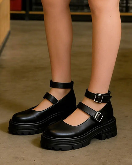 Pantofi casual de dama,Din piele ecologica,P1243,Negru OEM