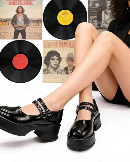 Pantofi casual de dama,Din piele ecologica,P1255, Negru OEM