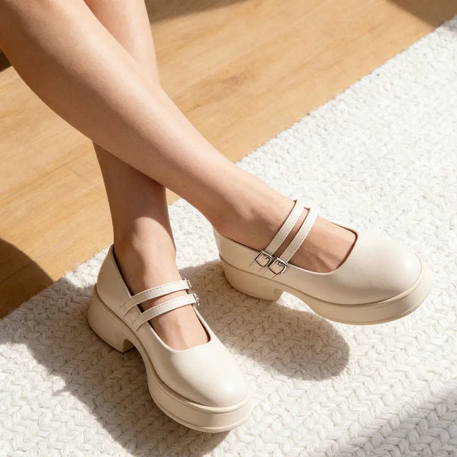 Pantofi casual de dama,Din piele ecologica,P1252, Bej OEM