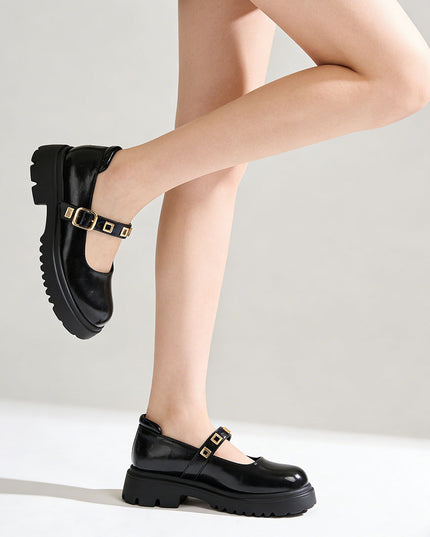 Pantofi casual de dama,Din piele ecologica,P1285,Negru