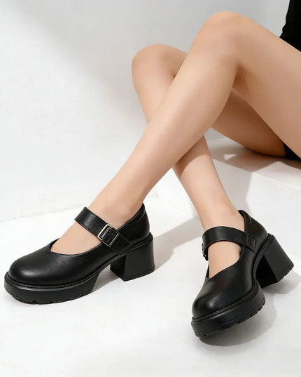 Pantofi casual de dama,Din piele ecologica,P1256, Negru OEM