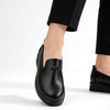 Pantofi casual de dama,Din piele ecologica,P1281,Negru