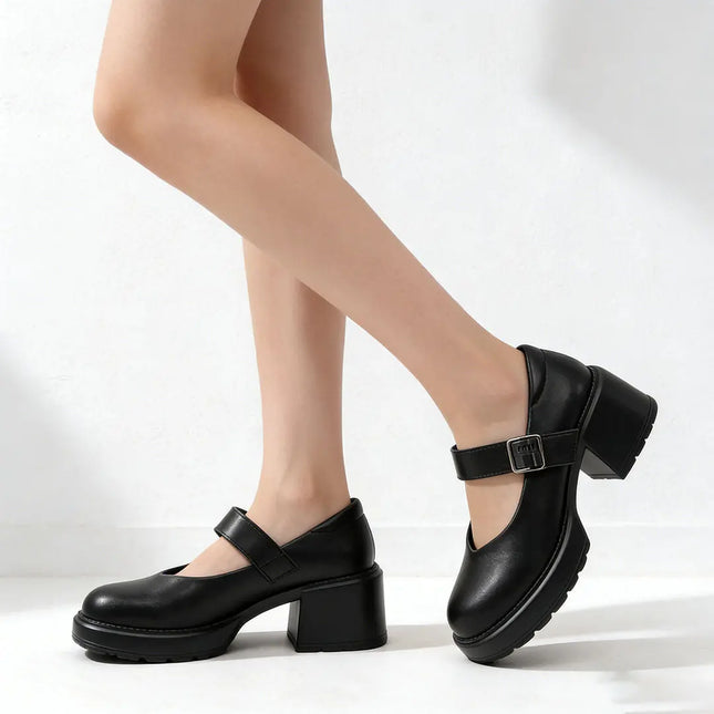 Pantofi casual de dama,Din piele ecologica,P1256, Negru OEM