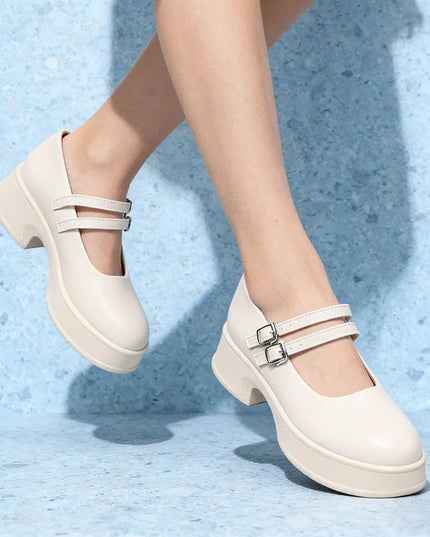 Pantofi casual de dama,Din piele ecologica,P1252, Bej OEM