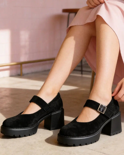 Pantofi casual de dama,Din piele ecologica intoarsa,P1257, Negru OEM