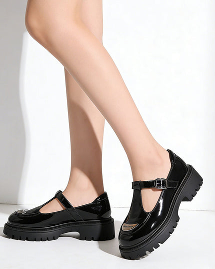Pantofi casual de dama,Din piele ecologica,P1278,Negru