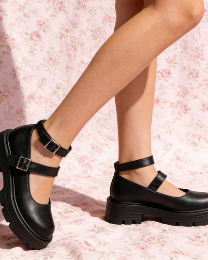 Pantofi casual de dama,Din piele ecologica,P1243,Negru OEM