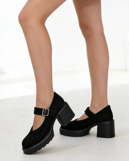 Pantofi casual de dama,Din piele ecologica intoarsa,P1257, Negru OEM
