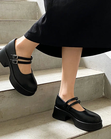 Pantofi casual de dama,Din piele ecologica,P1252, Negru OEM