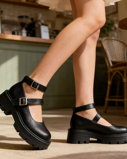 Pantofi casual de dama,Din piele ecologica,P1243,Negru OEM