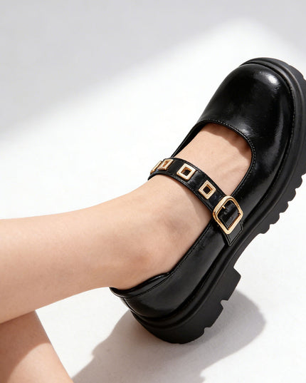 Pantofi casual de dama,Din piele ecologica,P1285,Negru