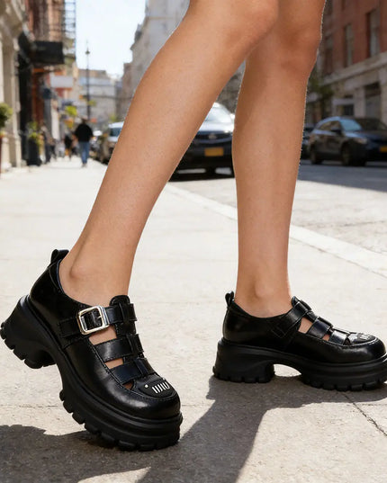 Pantofi casual de dama,Usor,Din piele ecologica,5902,Negru OEM
