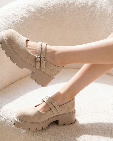 Pantofi casual de dama,Din piele ecologica intoarsa,P1253, Bej OEM