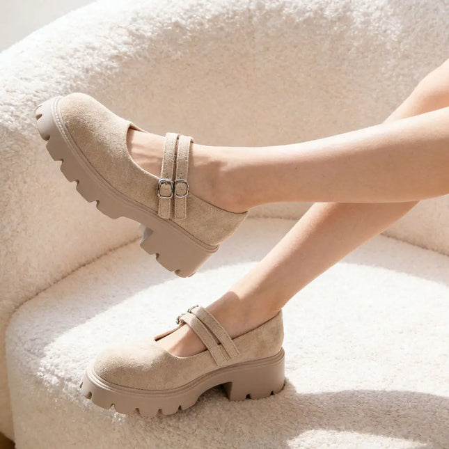 Pantofi casual de dama,Din piele ecologica intoarsa,P1253, Bej OEM