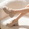 Pantofi casual de dama,Din piele ecologica intoarsa,P1253, Bej
