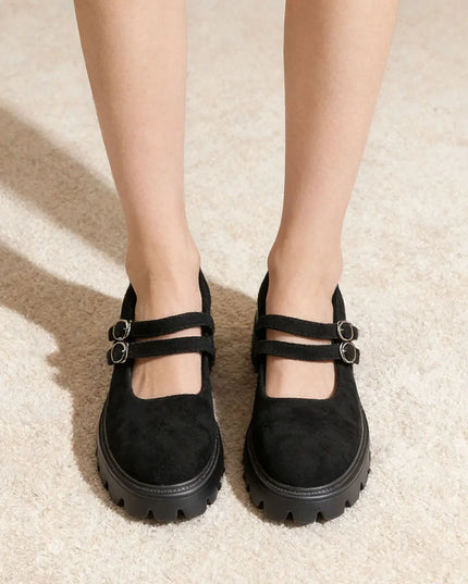Pantofi casual de dama,Din piele ecologica intoarsa,P1253, Negru OEM