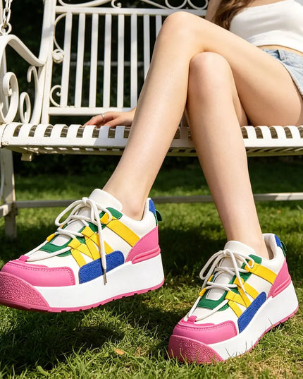 Pantofi sport de dama,Din Piele ecologica,D1316,Fucsia OEM