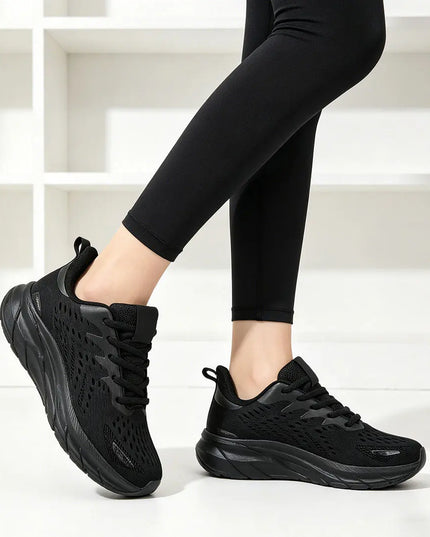 Pantofi sport de dama,usori,din material textil,0144,Negru OEM
