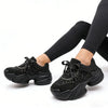 Pantofi sport De dama,Din material Textil Cu Strasuri, D1381, Negru