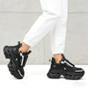 Pantofi sport De dama ,Usori, Cu Piele ecologica, 1277, Negru