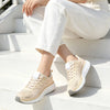 Pantofi sport de dama, 0144, usori, din material textil, Bej