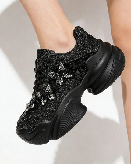 Pantofi sport De dama,Din piele ecologica intoarsa,D1382,Negru OEM