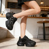 Pantofi sport De dama,Din piele ecologica intoarsa,D1382,Negru