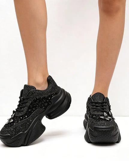 Pantofi sport De dama,Din piele ecologica intoarsa,D1382,Negru OEM