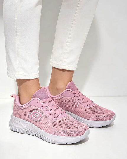 Pantofi sport De dama,Din material Textil,D1398.Roz OEM