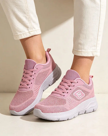 Pantofi sport De dama,Din material Textil,D1398.Roz OEM