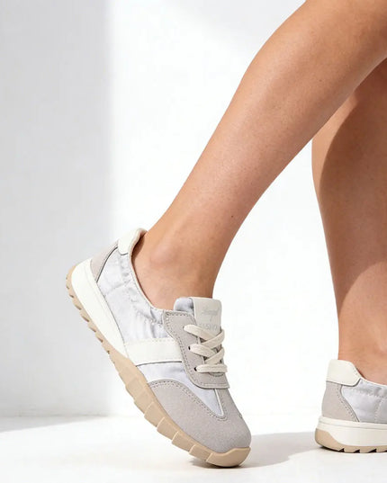 Pantofi sport De dama,Din material Textil,D1378,Silver OEM