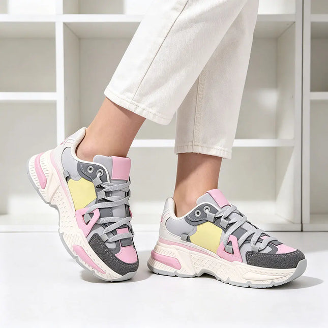 Pantofi sport De dama,Din material Textil,D1393,Gri OEM
