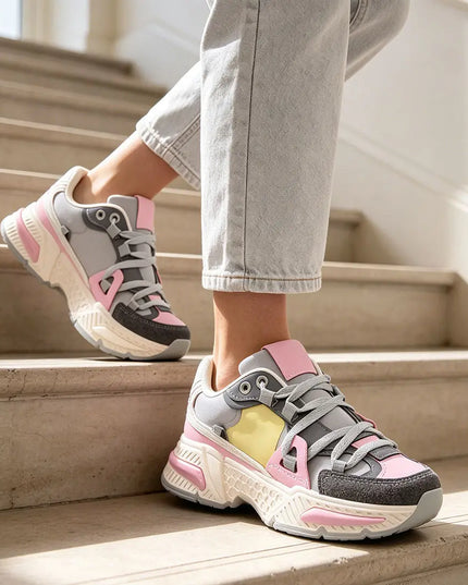 Pantofi sport De dama,Din material Textil,D1393,Gri OEM