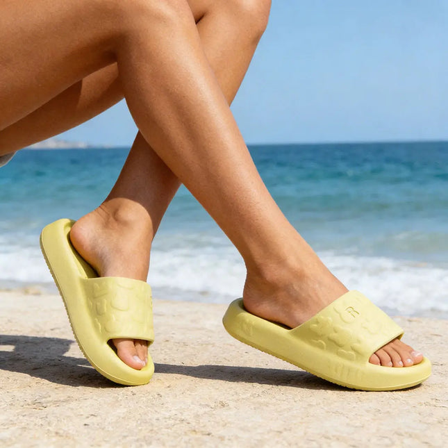 Papuci de Dama,Cu model uni,Din spuma,PD1031,Verde OEM