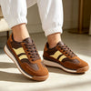 Pantofi Sport De Dama,Din Piele Ecologica Intoarsa,D1445,Maro