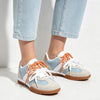 Pantofi Sport De Dama,Din Piele Ecologica intoarsa,D1411,Denim Albastru