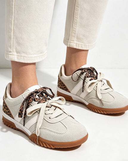 Pantofi Sport De Dama,Din Piele Ecologica intoarsa,D1411,Bej